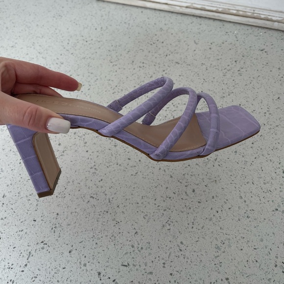 BCBGeneration Leather Heeled Sandals - Picture 8 of 10